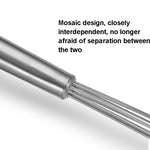 2 PCS Frusta manuale in acciaio inossidabile Perla di vetro Frusta per uova Utensili da cucina manuali per la casa da cucina, Type A 12 Inch, Type A 10 Inch, Type B 12 Inch, Type B 10 Inch, Type C 12 inch, Type C  10 Inch