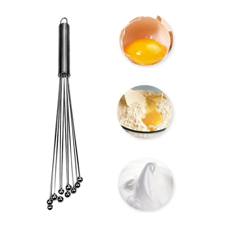 2 PCS Frusta manuale in acciaio inossidabile Perla di vetro Frusta per uova Utensili da cucina manuali per la casa da cucina, Type A 12 Inch, Type A 10 Inch, Type B 12 Inch, Type B 10 Inch, Type C 12 inch, Type C  10 Inch