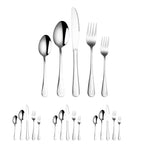 Set di posate da bistecca 20 in 1 in acciaio inossidabile, True Color, Golden, Rose Gold, Colorful, Black
