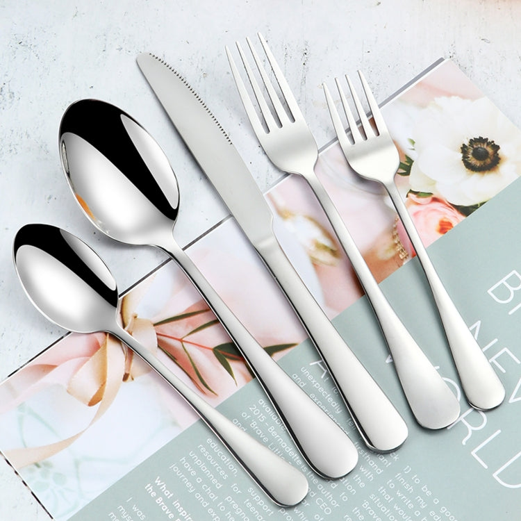 Set di posate da bistecca 20 in 1 in acciaio inossidabile, True Color, Golden, Rose Gold, Colorful, Black