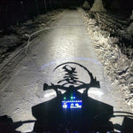 40W luce bianca moto LED faretto faro auto paraurti anteriore luce fuoristrada modificata tetto luce, White Light