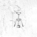 Apribottiglie manuale multifunzionale in lega di zinco per vino da cucina, Zinc Alloy Silver