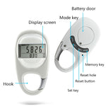 Portachiavi con moschettone Pedometro 3D, Carabiner