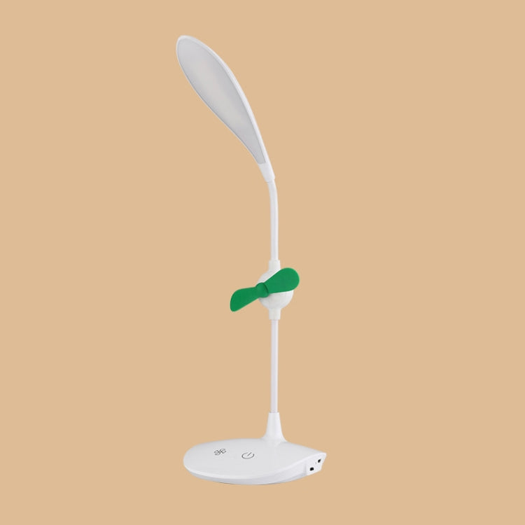 Lampada da scrivania pieghevole USB da comodino con ventilatore a LED WS-8010, Water Drop, Ring, Pen Holder White Fan Blade, Pen Holder Yellow Fan Blade, Pen Holder Blue Fan Blade, Pen Holder Green  Fan Blade