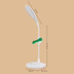 Lampada da scrivania pieghevole USB da comodino con ventilatore a LED WS-8010, Water Drop, Ring, Pen Holder White Fan Blade, Pen Holder Yellow Fan Blade, Pen Holder Blue Fan Blade, Pen Holder Green  Fan Blade