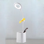 Lampada da scrivania pieghevole USB da comodino con ventilatore a LED WS-8010, Water Drop, Ring, Pen Holder White Fan Blade, Pen Holder Yellow Fan Blade, Pen Holder Blue Fan Blade, Pen Holder Green  Fan Blade