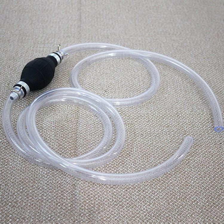 Valvola unidirezionale Pompa olio manuale Tubo olio Cambio acqua acquario, 15mm Alloy