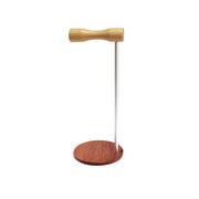 Supporto per display per cuffie montato sulla testa in legno con asta metallica creativa, Single-sided White Metal Rod, Single-sided Black Metal Rod, Double-sided White Metal Rod, Double-sided Black Metal Rod