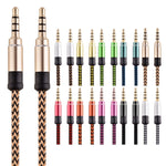 Cavo audio jack AUX per auto stereo da maschio a maschio da 3,5 mm per dispositivi digitali standard AUX da 3,5 mm, 3m, 1.5m