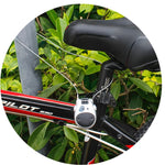 Blocco antifurto per bicicletta portatile per moto Blocco cavo telescopico Blocco password mucca cartone animato, Cow Password Lock(Black), Cow Password Lock(Silver)