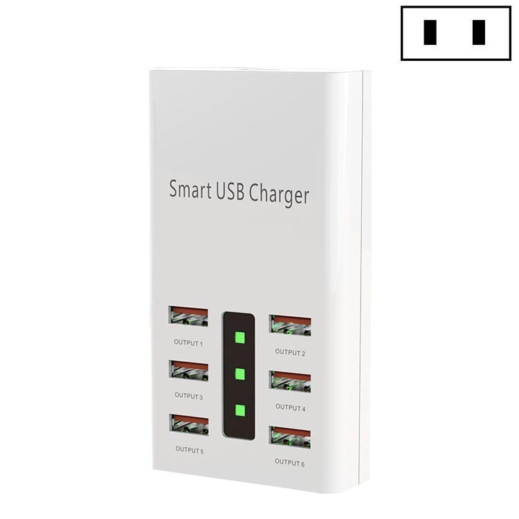 Presa di ricarica USB a 6 porte 30W per smartphone e tablet