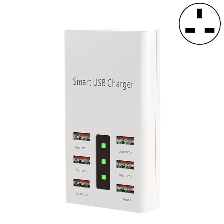 Presa di ricarica USB a 6 porte 30W per smartphone e tablet