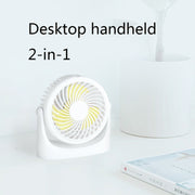 Mini ventilatore USB silenzioso per dormitorio studentesco JD-Q1, White, Pink, Black