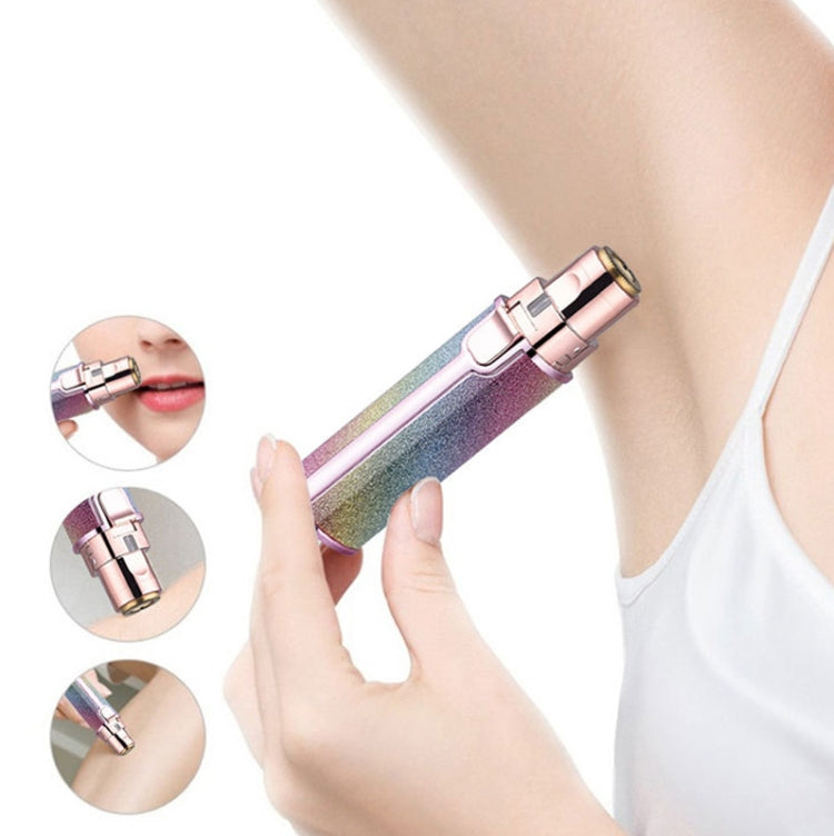 Dispositivo automatico per la depilazione del viso con rossetto per rasoio elettrico 2 in 1, Dry Battery, Charging