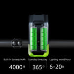 Lampada per misuratore di codice per bicicletta wireless 3 in 1 Luce anteriore a luce forte, Red, Green, Blue, Black, Upgrade Floating (Red), Upgrade Floating (Green), Upgrade Floating (Blue), Upgrade Floating (Black), Red Upgrade Floating + Tail Light...