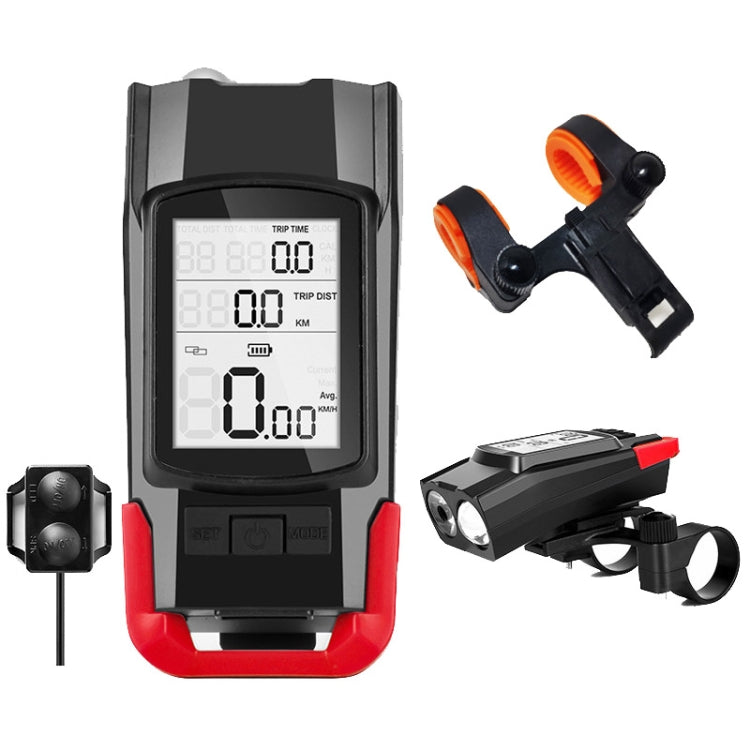 Lampada per misuratore di codice per bicicletta wireless 3 in 1 Luce anteriore a luce forte, Red, Green, Blue, Black, Upgrade Floating (Red), Upgrade Floating (Green), Upgrade Floating (Blue), Upgrade Floating (Black), Red Upgrade Floating + Tail Light...