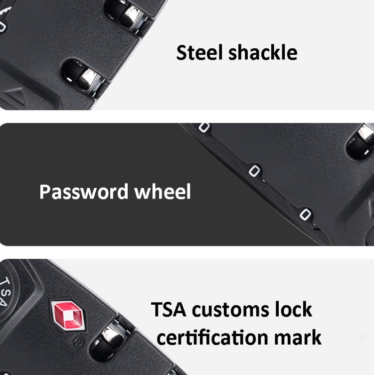 TSA007 Lucchetto doganale Lucchetto codice bagagli, Luggage Code Lock
