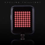 Fanale posteriore intelligente del freno dello sterzo Luce della bicicletta ricaricabile USB Luce di sicurezza per l'avvertimento del ciclismo, Intelligent Steering Brake Tail Light