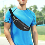 Marsupio sportivo Attrezzatura da corsa Borsa da esterno traspirante idrorepellente di grande capacità leggera, 7 inch