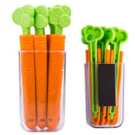 5 set di clip di tenuta per sacchetti di alimenti con clip di tenuta per carote con scatola magnetica, Carrot Sealing Clip