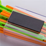 5 set di clip di tenuta per sacchetti di alimenti con clip di tenuta per carote con scatola magnetica, Carrot Sealing Clip