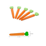 5 set di clip di tenuta per sacchetti di alimenti con clip di tenuta per carote con scatola magnetica, Carrot Sealing Clip