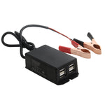 2 PCS 12/24V 4 Caricabatteria per cellulare da auto con interfaccia USB, Phone Charger