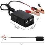 2 PCS 12/24V 4 Caricabatteria per cellulare da auto con interfaccia USB, Phone Charger