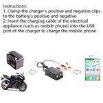 2 PCS 12/24V 4 Caricabatteria per cellulare da auto con interfaccia USB, Phone Charger