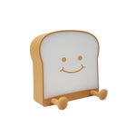 F-L-01 Luce notturna per pane tostato con supporto per cellulare Luce per dormire in camera da letto per bambini, F-L-01 Toast Bread Gluttonous, F-L-01 Toast Bread Snooze, F-L-01 Toast Bread Playful