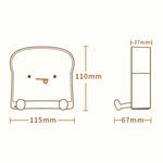 F-L-01 Luce notturna per pane tostato con supporto per cellulare Luce per dormire in camera da letto per bambini, F-L-01 Toast Bread Gluttonous, F-L-01 Toast Bread Snooze, F-L-01 Toast Bread Playful