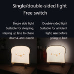 F-L-01 Luce notturna per pane tostato con supporto per cellulare Luce per dormire in camera da letto per bambini, F-L-01 Toast Bread Gluttonous, F-L-01 Toast Bread Snooze, F-L-01 Toast Bread Playful