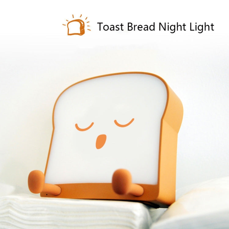 F-L-01 Luce notturna per pane tostato con supporto per cellulare Luce per dormire in camera da letto per bambini, F-L-01 Toast Bread Gluttonous, F-L-01 Toast Bread Snooze, F-L-01 Toast Bread Playful