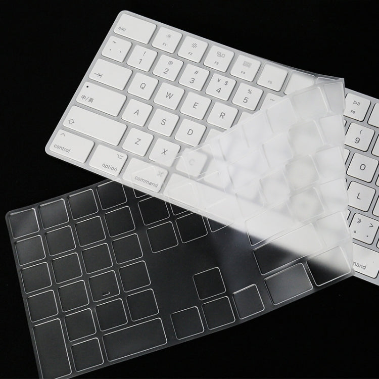 T17606 Pellicola per tastiera del computer Pellicola protettiva per tastiera Nano lunga trasparente in TPU, For iMac 2017 Magic Keyboard(with Number Model)