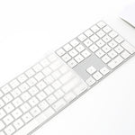 T17606 Pellicola per tastiera del computer Pellicola protettiva per tastiera Nano lunga trasparente in TPU, For iMac 2017 Magic Keyboard(with Number Model)