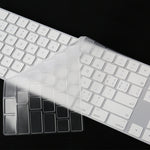 T17606 Pellicola per tastiera del computer Pellicola protettiva per tastiera Nano lunga trasparente in TPU, For iMac 2017 Magic Keyboard(with Number Model)