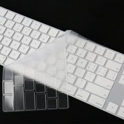 T17606 Pellicola per tastiera del computer Pellicola protettiva per tastiera Nano lunga trasparente in TPU, For iMac 2017 Magic Keyboard(with Number Model)