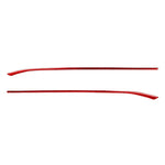 2 pezzi / Set Adesivi laterali per leva del cambio con guida a sinistra per Audi A5 / A5L / S5 Avant / A5 Berlina / A6 Avant / A6L, Left-Hand Drive