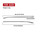 2 pezzi / Set Adesivi laterali per leva del cambio con guida a sinistra per Audi A5 / A5L / S5 Avant / A5 Berlina / A6 Avant / A6L, Left-Hand Drive