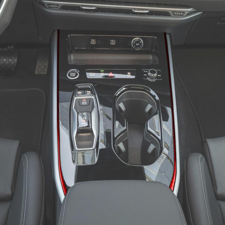 2 pezzi / Set Adesivi laterali per leva del cambio con guida a sinistra per Audi A5 / A5L / S5 Avant / A5 Berlina / A6 Avant / A6L, Left-Hand Drive