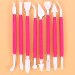 10 set di penne per intaglio, coltelli per intaglio di torte, fondente, per realizzare utensili da taglio, 01071 Yellow (OPP Bag Packaging), 01018 Red (OPP Bag Packaging), 02023 Blue (OPP Bag Packaging), 02030 Pink (OPP Bag Packaging)                  ...