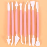 10 set di penne per intaglio, coltelli per intaglio di torte, fondente, per realizzare utensili da taglio, 01071 Yellow (OPP Bag Packaging), 01018 Red (OPP Bag Packaging), 02023 Blue (OPP Bag Packaging), 02030 Pink (OPP Bag Packaging)                  ...