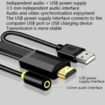 JH HV10 1080P Cavo HDMI a VGA Proiettore TV Box Computer Notebook Cavo adattatore display industriale, 1m, 2m, 3m, 5m, 10m