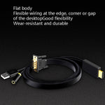 JH HV10 1080P Cavo HDMI a VGA Proiettore TV Box Computer Notebook Cavo adattatore display industriale, 1m, 2m, 3m, 5m, 10m