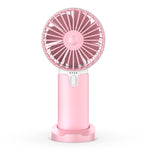 Mini ventilatore portatile silenzioso con batteria 1200mAh