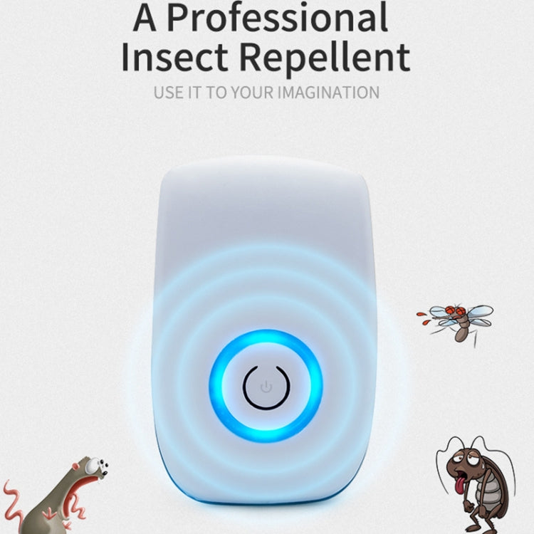 H12 2 pezzi Repellente per mouse elettronico ad ultrasuoni Mini repellente per zanzare per uso domestico, H12 AU Plug White, H12 US Plug White, H12 UK  Plug White, H12 EU Plug White