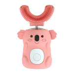 Spazzolino elettrico per bocca per bambini Spazzolino elettrico sonico intelligente a forma di U