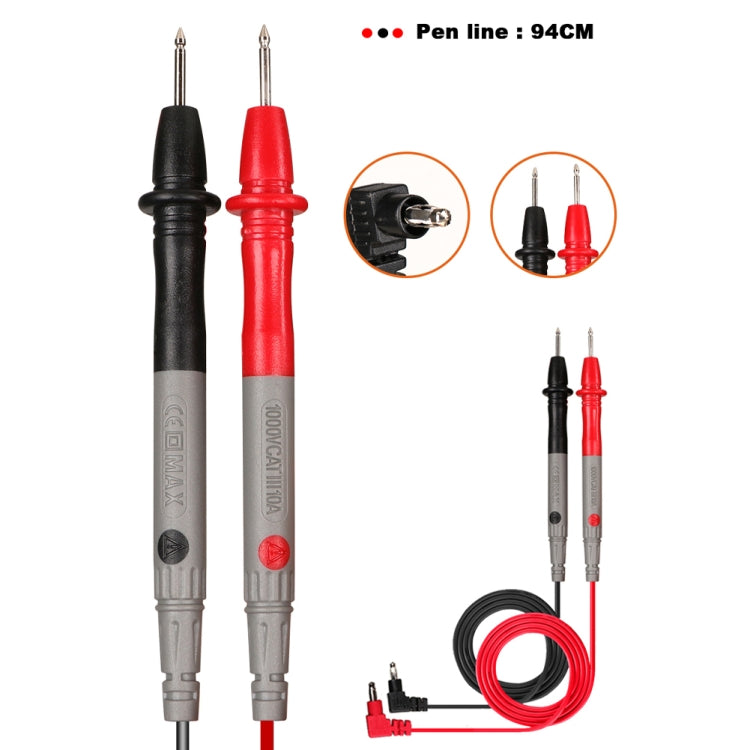 TOOLTOP ET8134 Multimetro a schermo intero LCD da 4,7 pollici con funzione di allarme cambio colore, ET8134