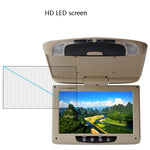 Display da soffitto per auto con display per retromarcia per auto HD da 9 pollici, 9 inch (Black), 9 inch (Beige), 9 inch