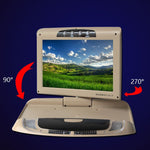 Display da soffitto per auto con display per retromarcia per auto HD da 9 pollici, 9 inch (Black), 9 inch (Beige), 9 inch